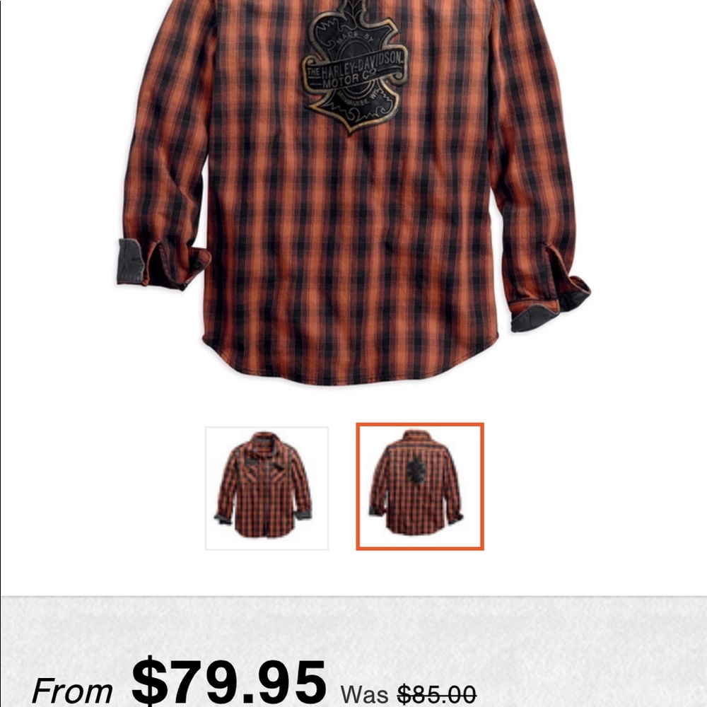 Harley Davidson Women’s Button Up - Picture 6 of 6